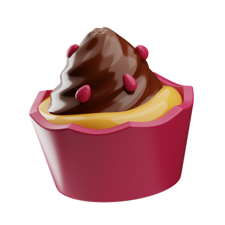 Cup Cakes  3D Icon