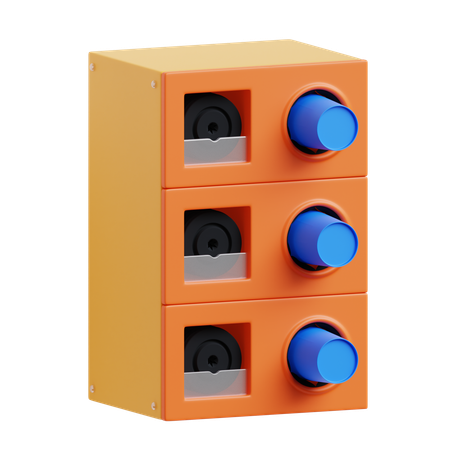 Cup Dispenser  3D Icon
