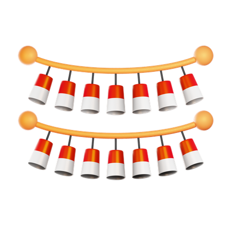 Cup Flag Decoration  3D Icon