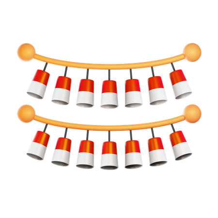Cup Flag Decoration  3D Icon