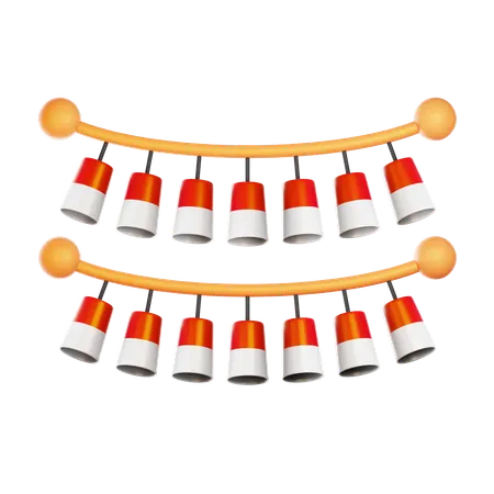 Cup Flag Decoration  3D Icon