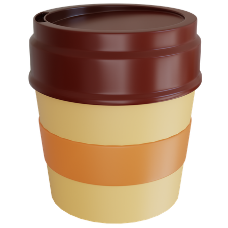 Cup Food Container  3D Icon