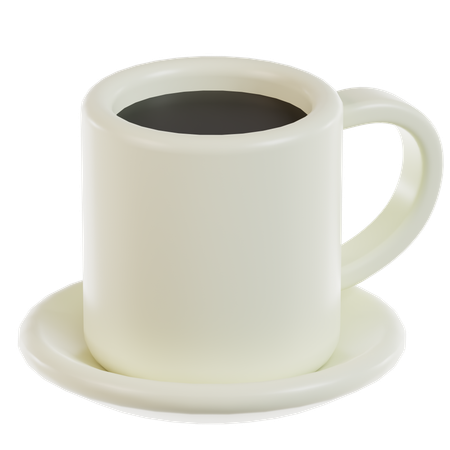 一杯のコーヒー  3D Icon