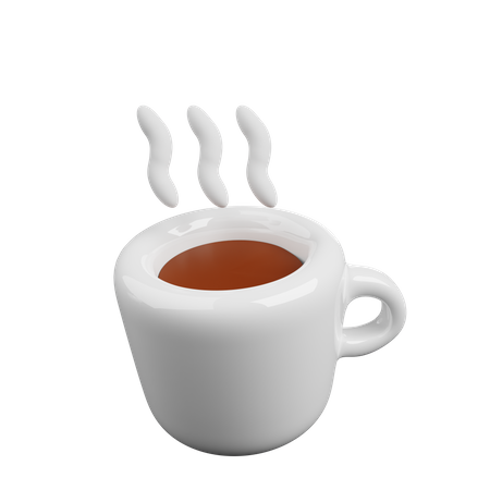 Cup of hot chocolate  3D Illustration