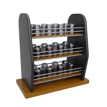 Cup rack  3D Icon