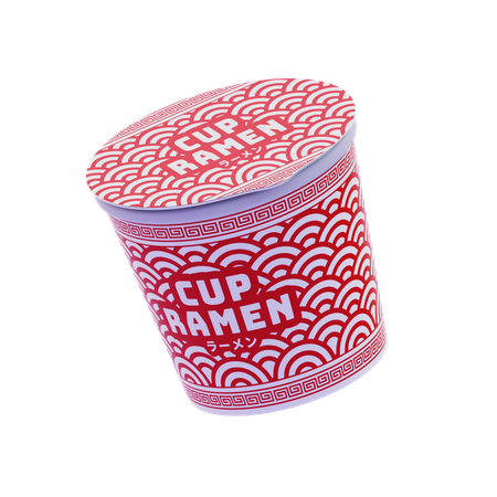 Cup Ramen  3D Icon