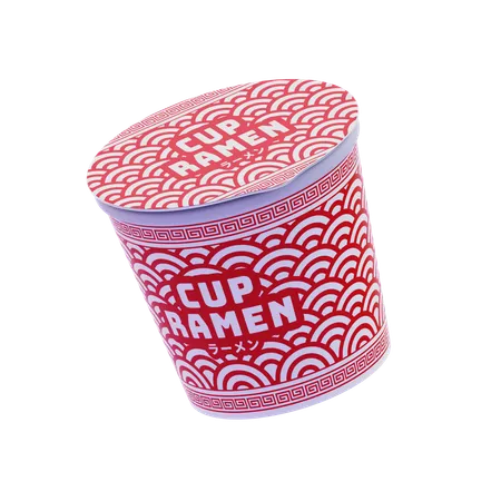 Cup Ramen  3D Icon