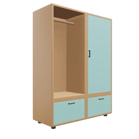 Cupboard Home Furniture Illustration With Transparent Background 3D Icon