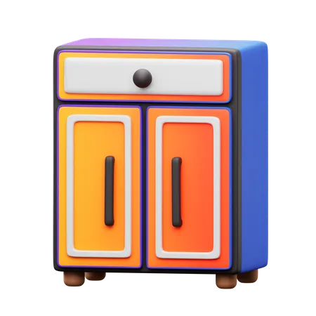 Cupboard  3D Icon