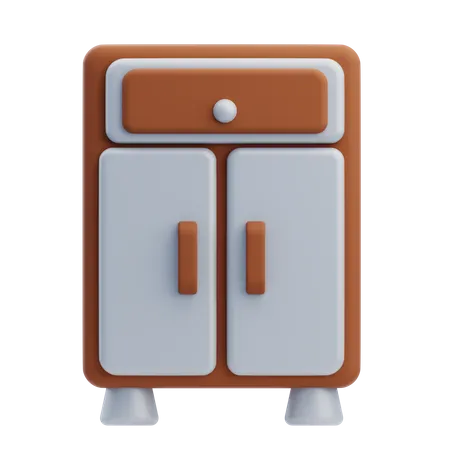 Cupboard  3D Icon