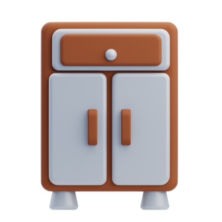 Cupboard  3D Icon