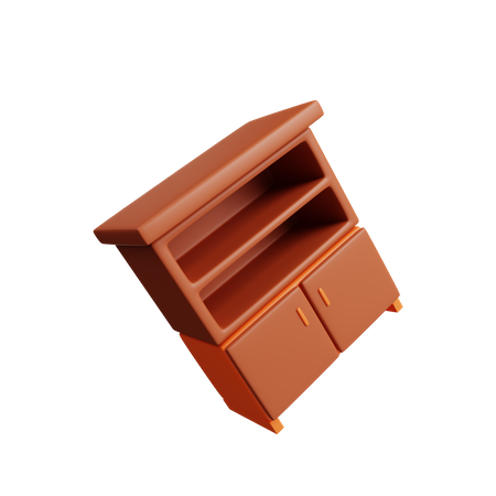 Cupboard  3D Illustration