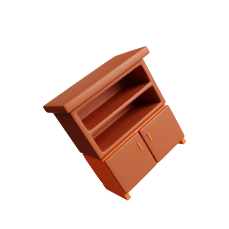 Cupboard  3D Illustration