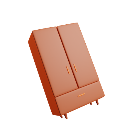 Cupboard  3D Illustration