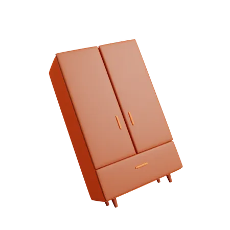 Cupboard  3D Illustration