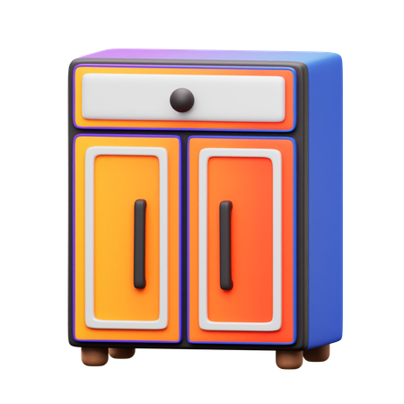 Cupboard  3D Icon