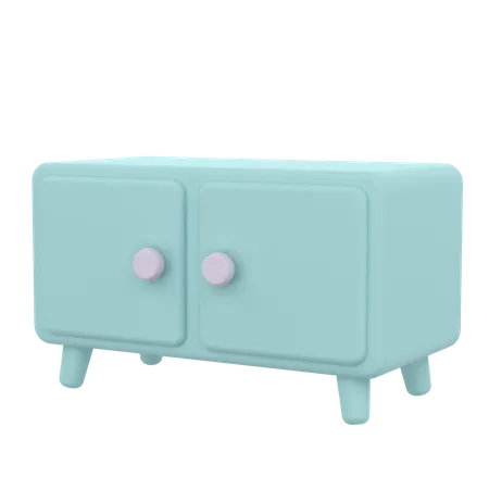 3 D Cupboard For Home Furnishings 3D Icon