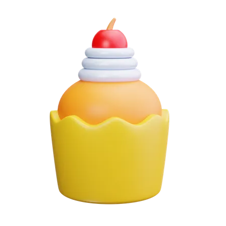 Cupcake  3D Icon