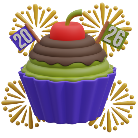 Cupcake  3D Icon
