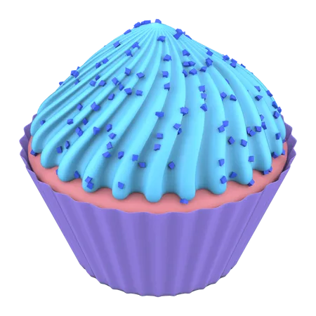 Cupcake  3D Illustration