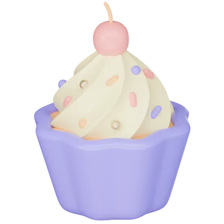 Cupcake  3D Icon