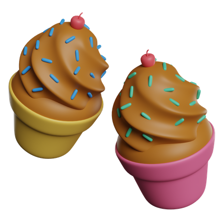 Cupcake  3D Icon