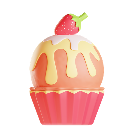 Cupcake  3D Icon