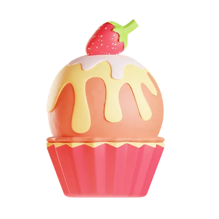 Cupcake  3D Icon