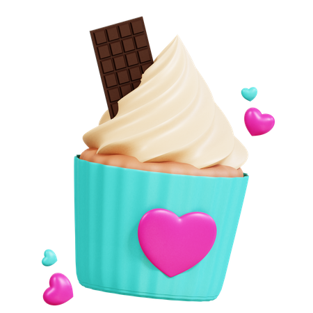 Cupcake  3D Icon