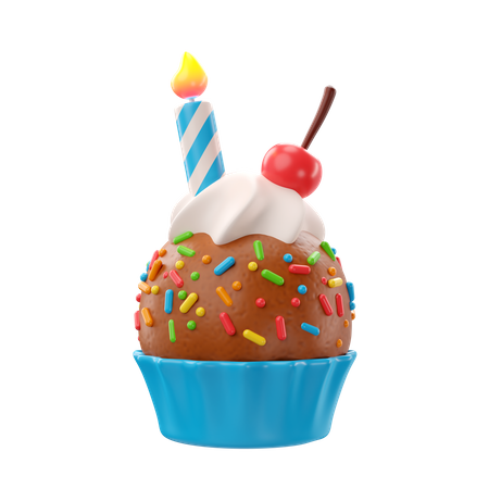 Cupcake  3D Icon