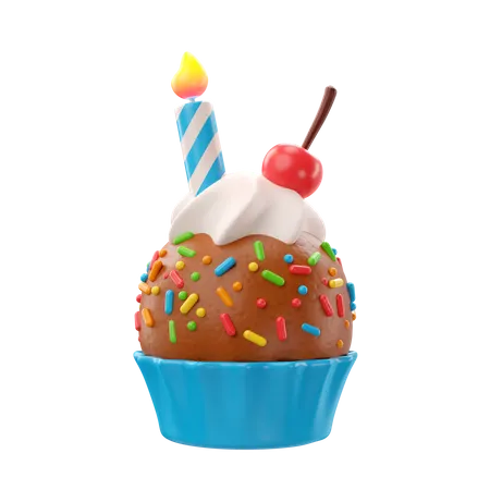 Cupcake  3D Icon