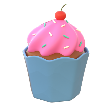 Cupcake  3D Icon