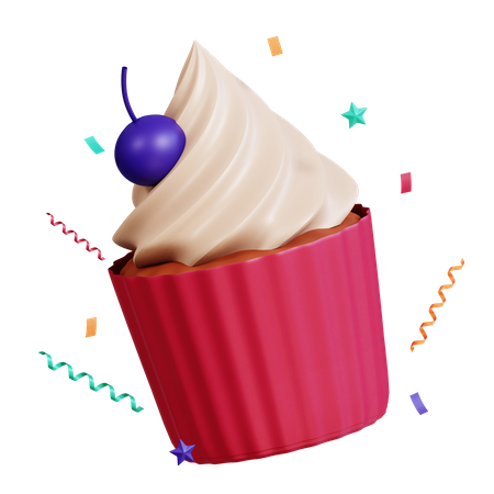 Cupcake  3D Icon