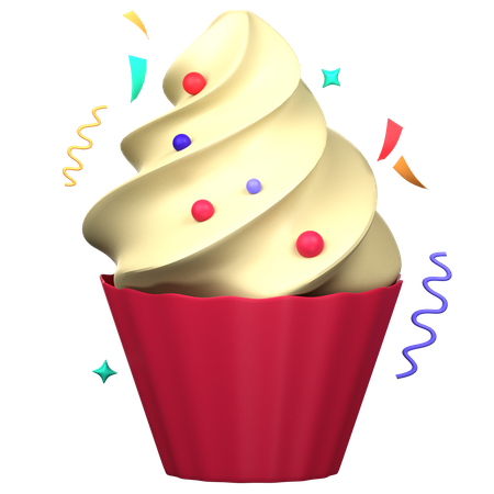 Cupcake  3D Icon