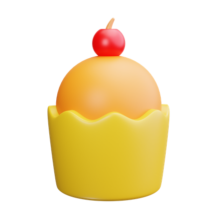 Cupcake  3D Icon