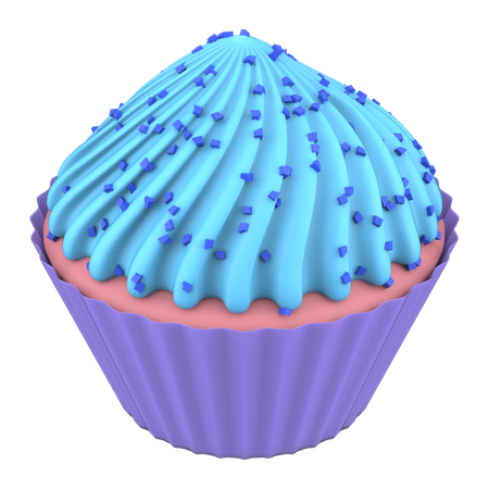 Cupcake  3D Illustration