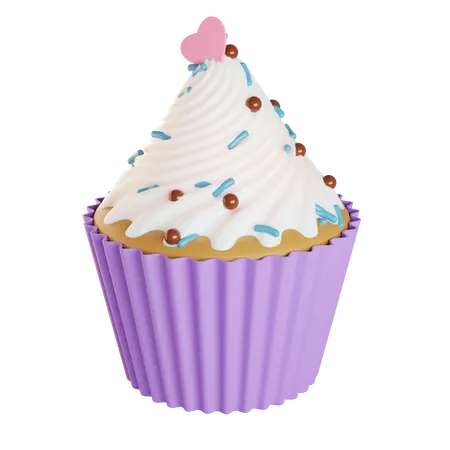 Cupcake  3D Illustration