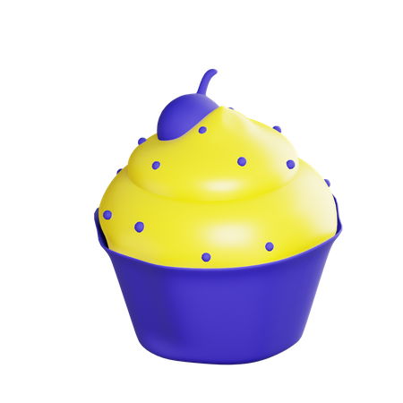 Cupcake  3D Illustration