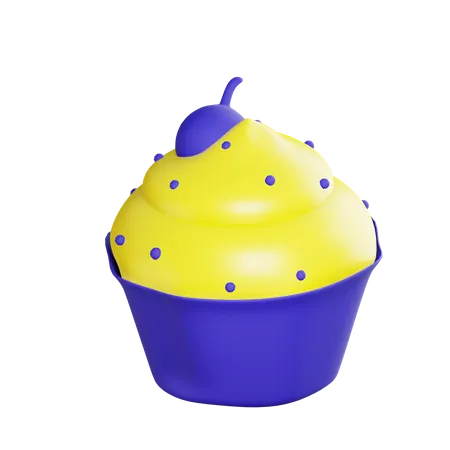 Cupcake  3D Illustration