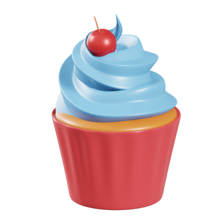 Cupcake  3D Illustration