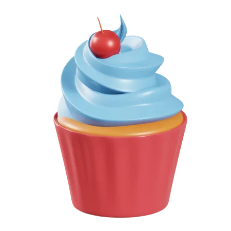 Cupcake  3D Illustration