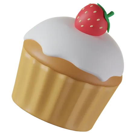 Cupcake  3D Illustration