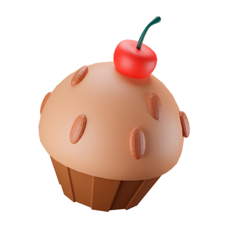 Cupcake  3D Illustration