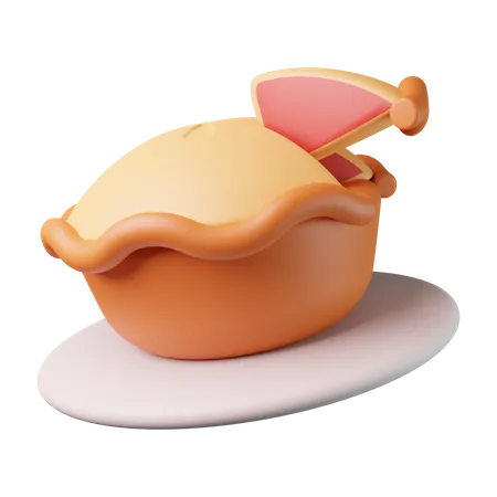 Cupcake  3D Illustration