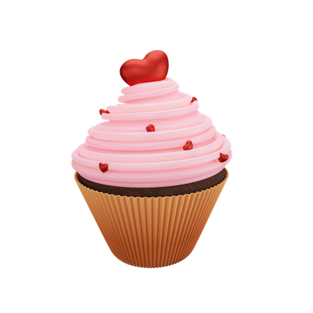 Cupcake  3D Illustration