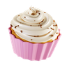 3d cupcake logo
