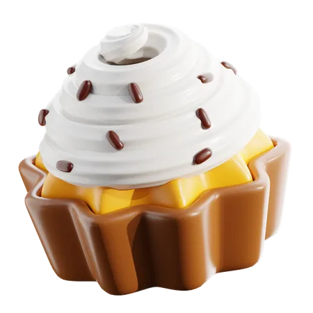 Cupcake 3 D Illustration 3D Icon