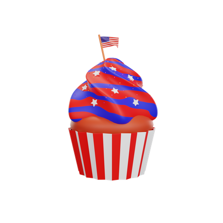 Petit gâteau américain  3D Icon