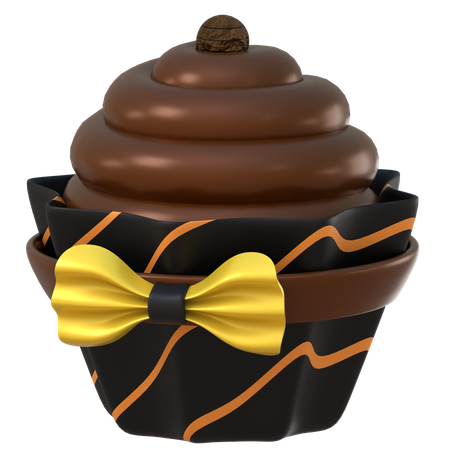 Cupcake de aniversário  3D Icon