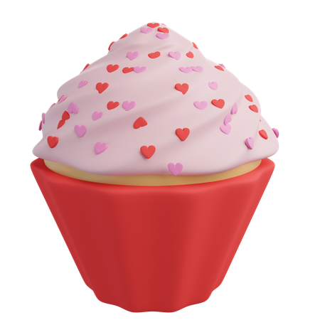 Cupcake dos namorados  3D Icon